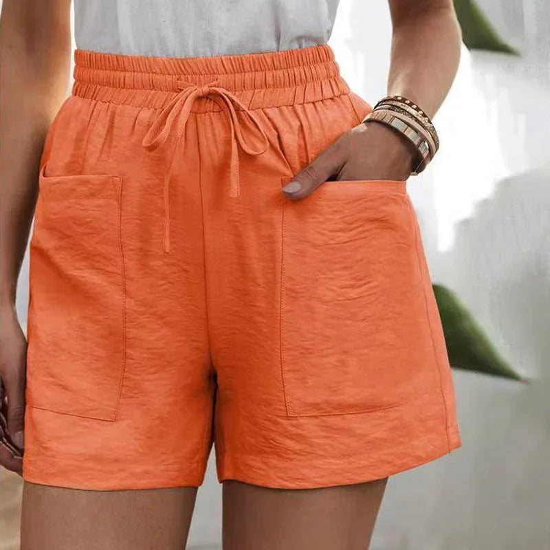 Damen casual shorts mit taschen