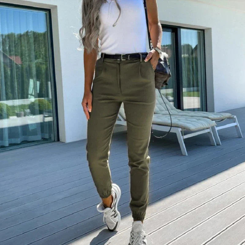 Stylische baumwoll-chinos