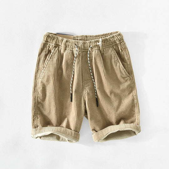 Herren-cord-shorts